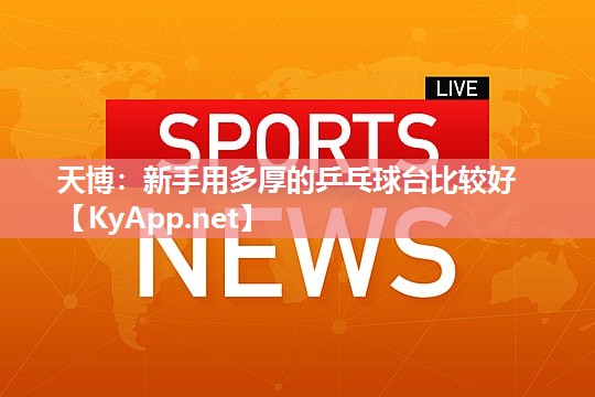 天博:新手用多厚的乒乓球台比较好