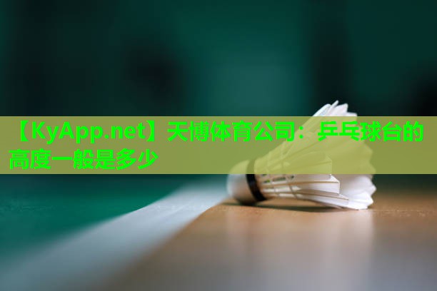 天博体育公司:乒乓球台的高度一般是多少